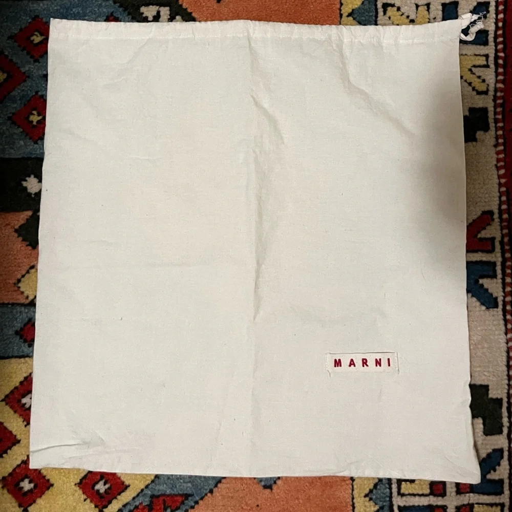 Marni Cream Linen Bag